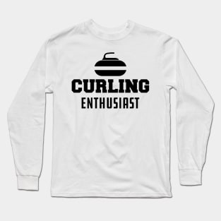 Curling Enthusiast Long Sleeve T-Shirt